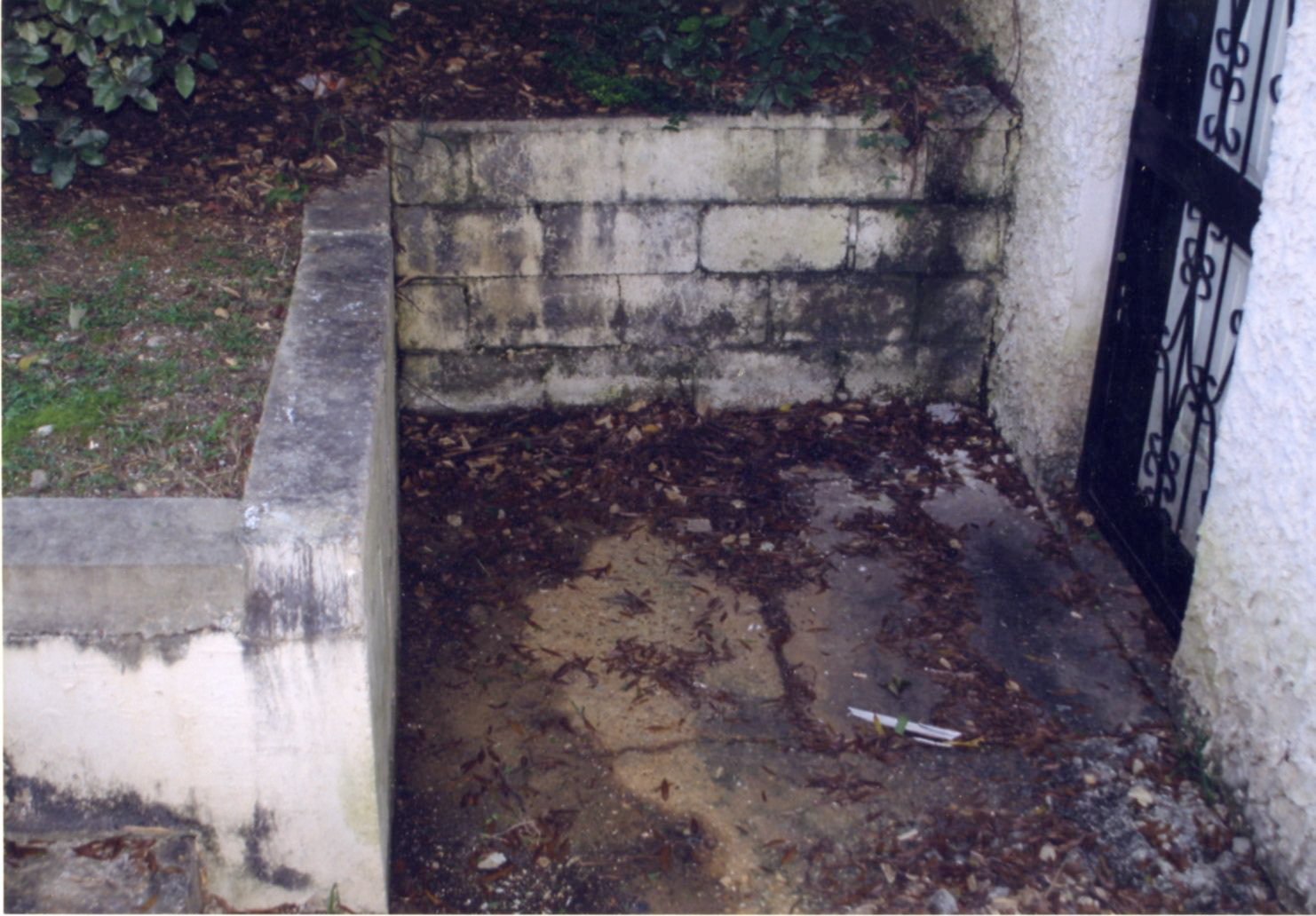 Location where the pistol was found.