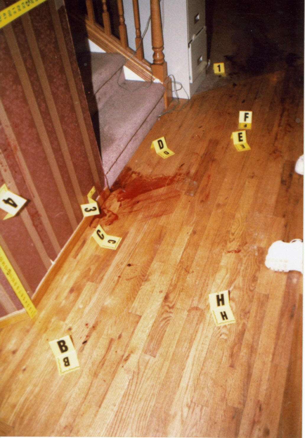 Location where Keenya Nicole Cook was killed inside her Aunt and Uncle's home.