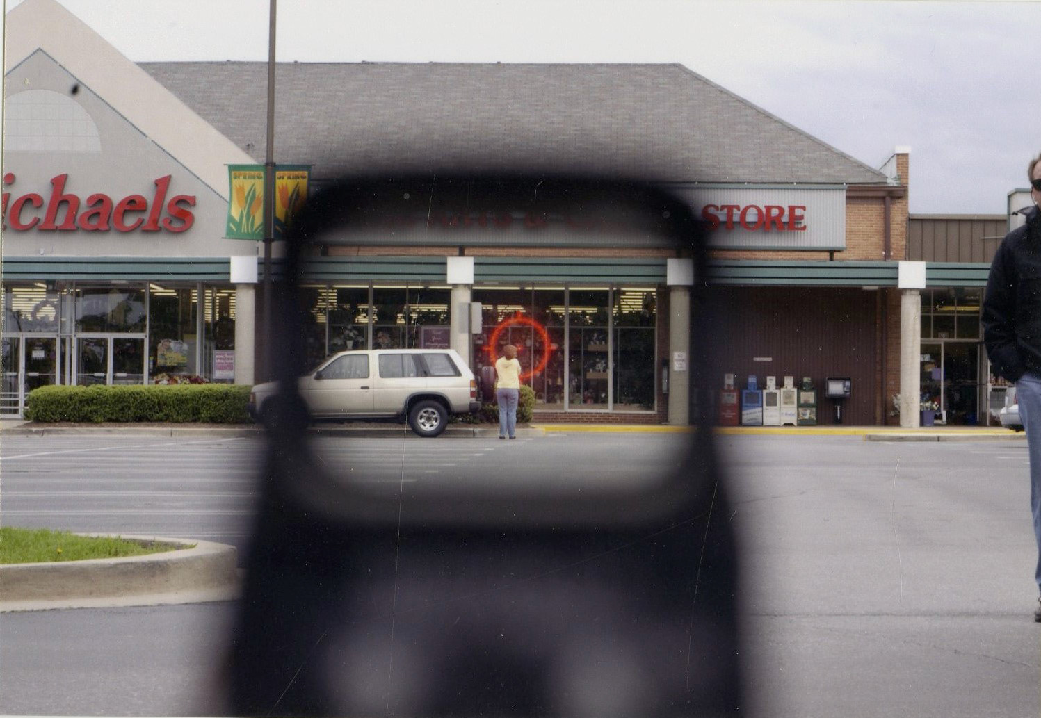 Forensic scope view of Caroline Seawell's shooting.