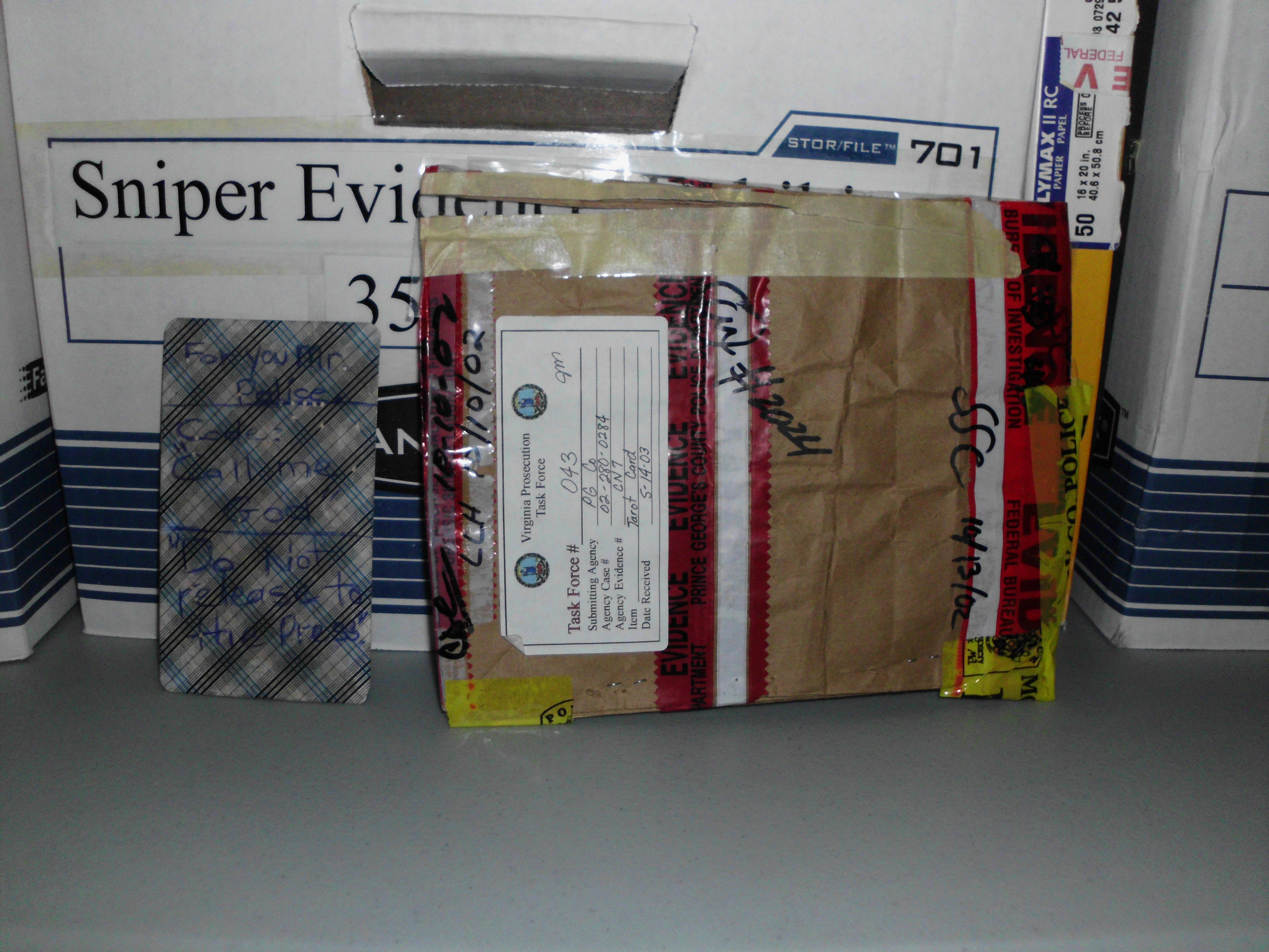 Death card as key evidence to the case.