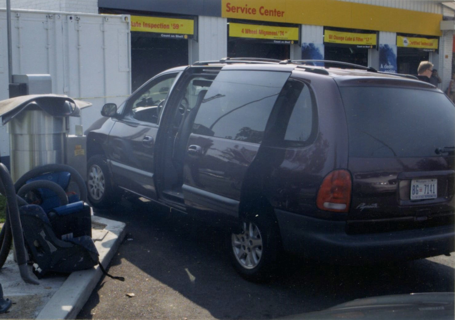 Lori Ann Lewis-Rivera was shot while vacuuming out her van.