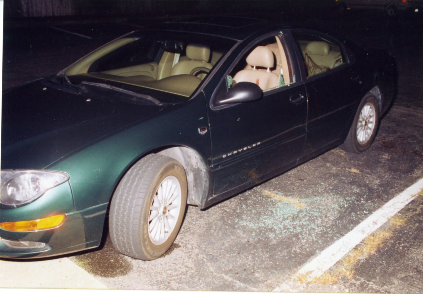 Driver's side exterior of Paul LaRuffa's car.
