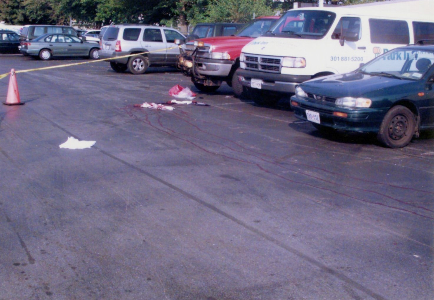 Buchanan made it to the Colonial Dodge near where he was working before collapse.