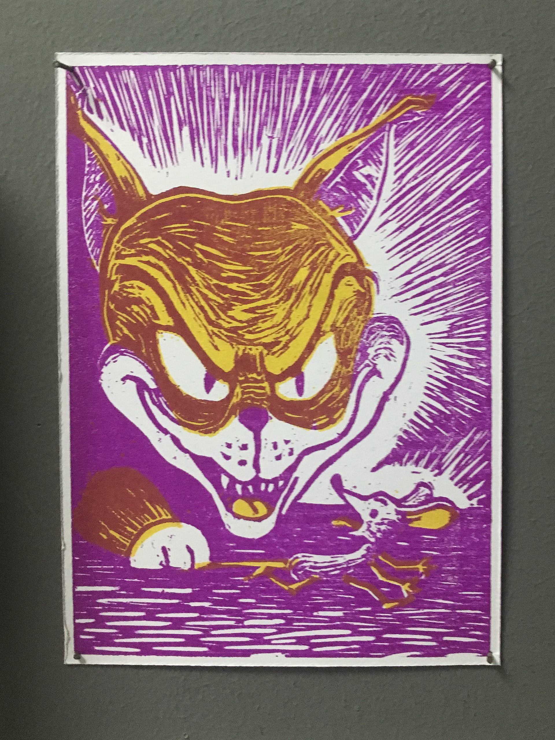 Linocut Illustration