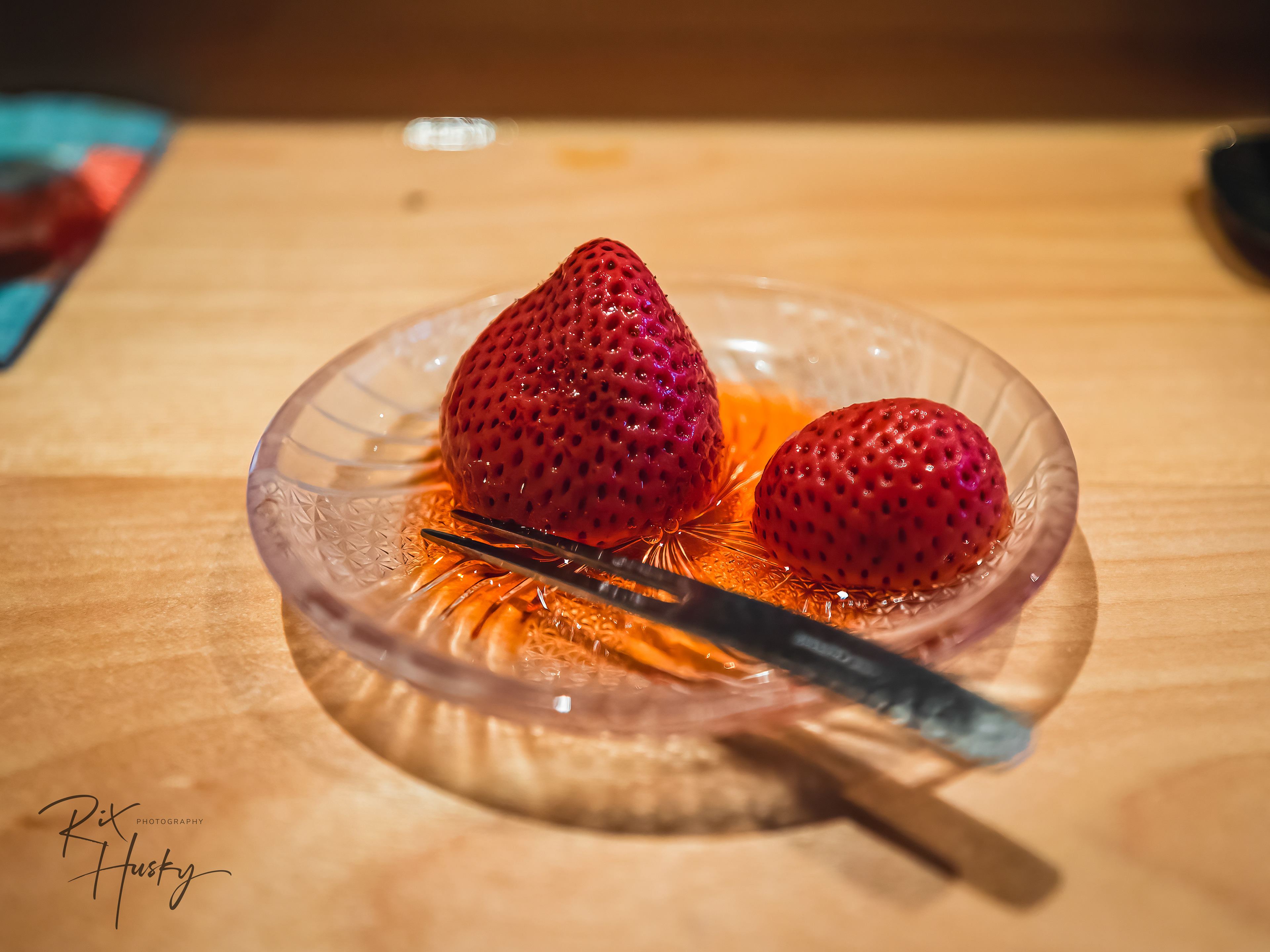 Strawberry Soaked in Sake