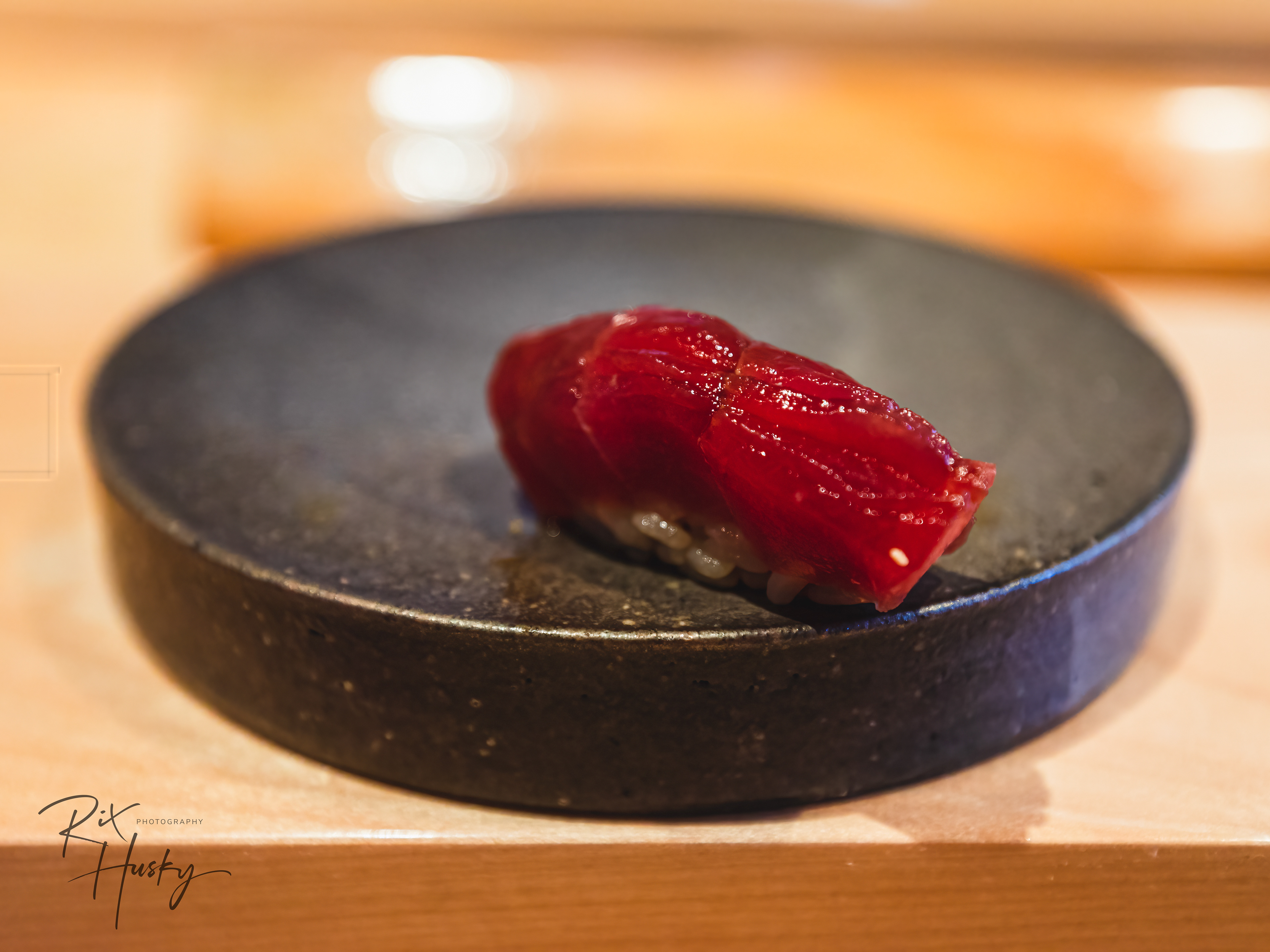 Bluefin Tuna with Toasted Seaweed Nigiri