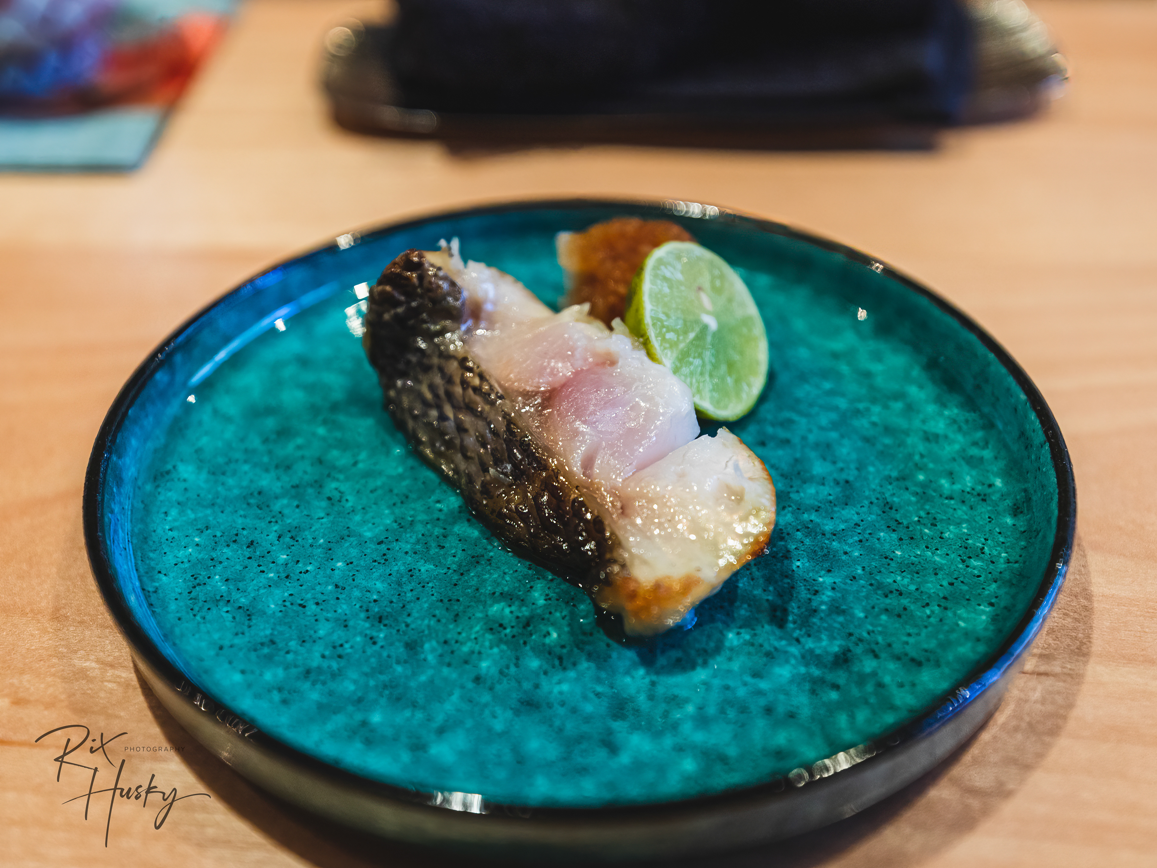 Grilled Sea Bass with Lime and Radish