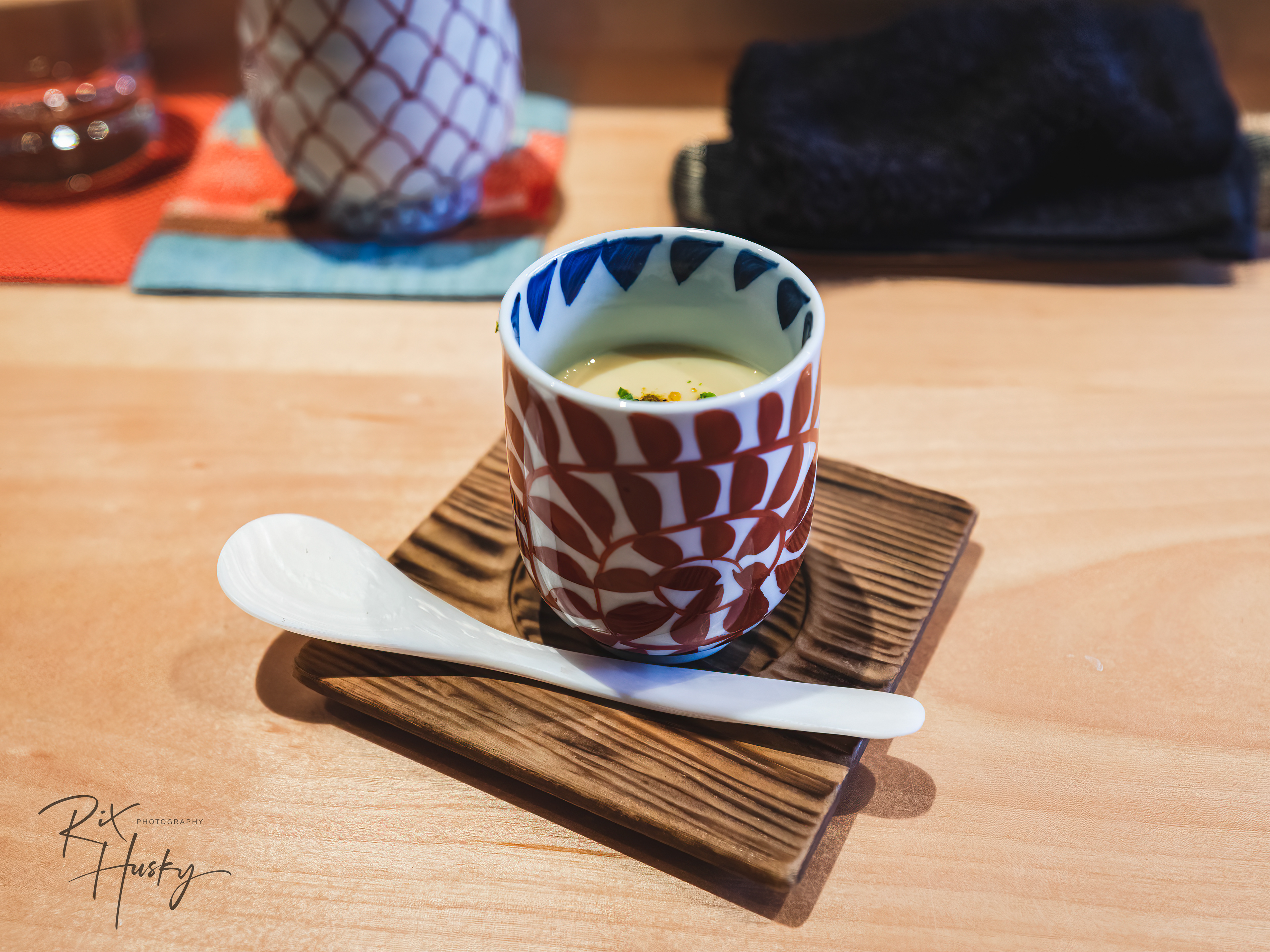 Egg Custard with Yuzu and Red Snapper