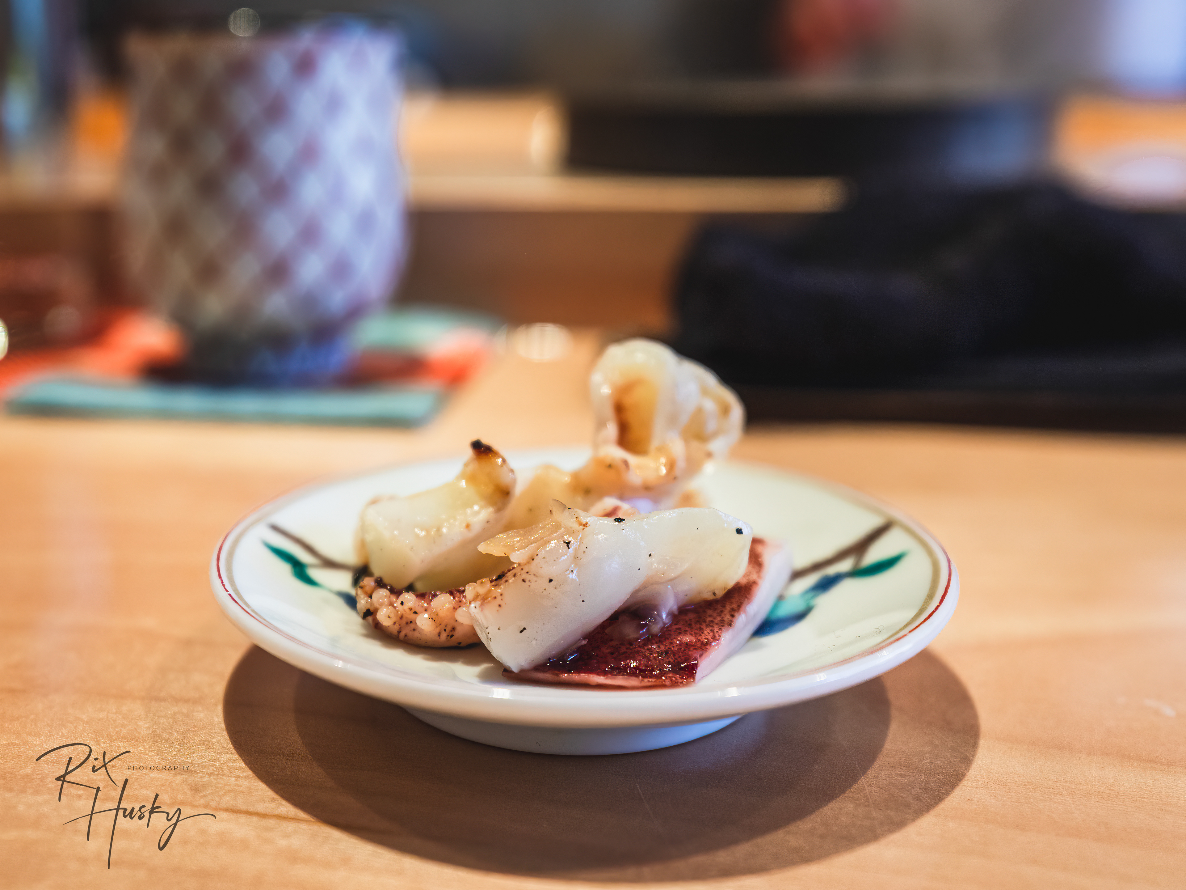 Grilled Squid Marinated in White Miso