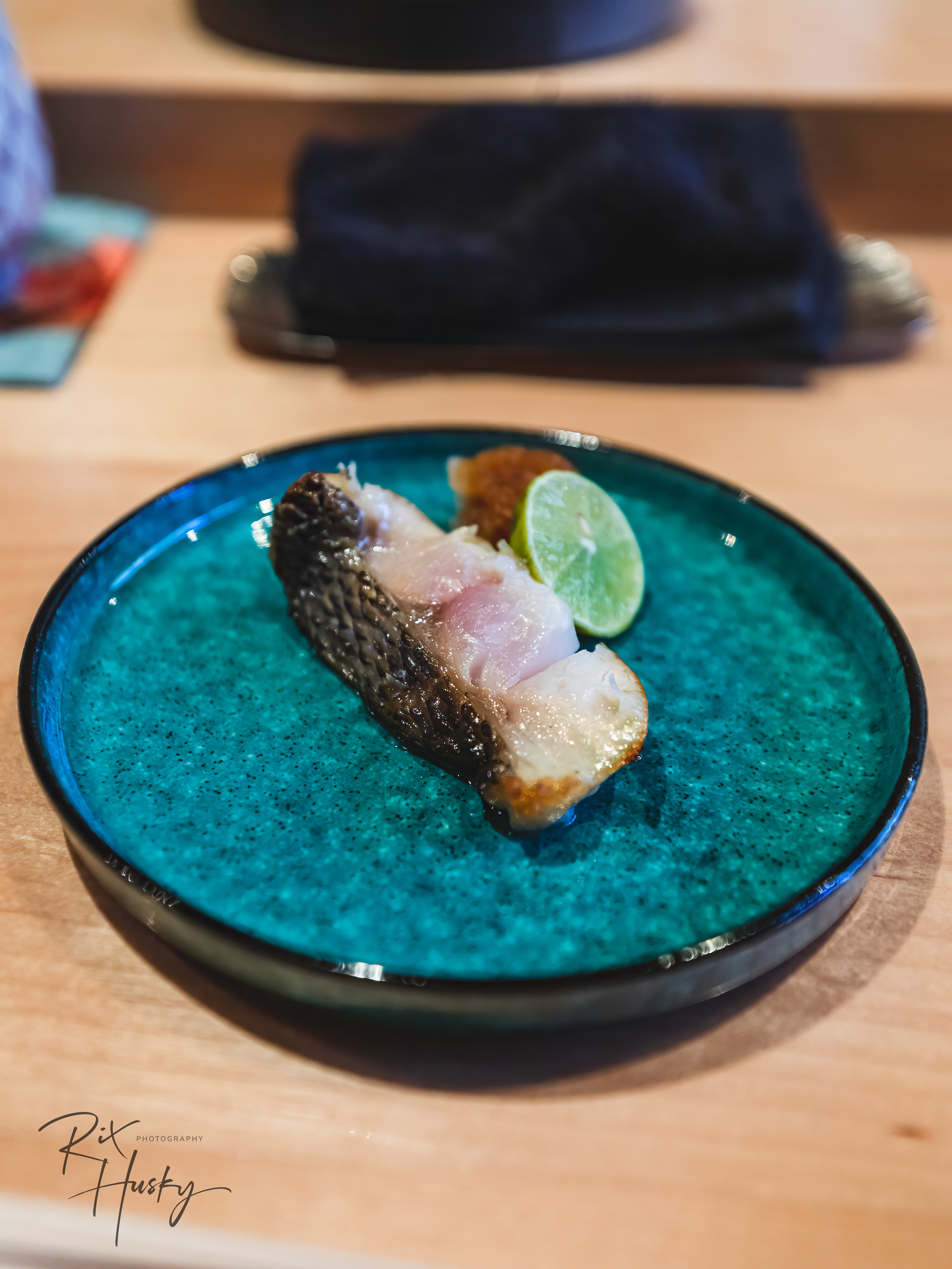 Grilled Sea Bass with Lime and Radish