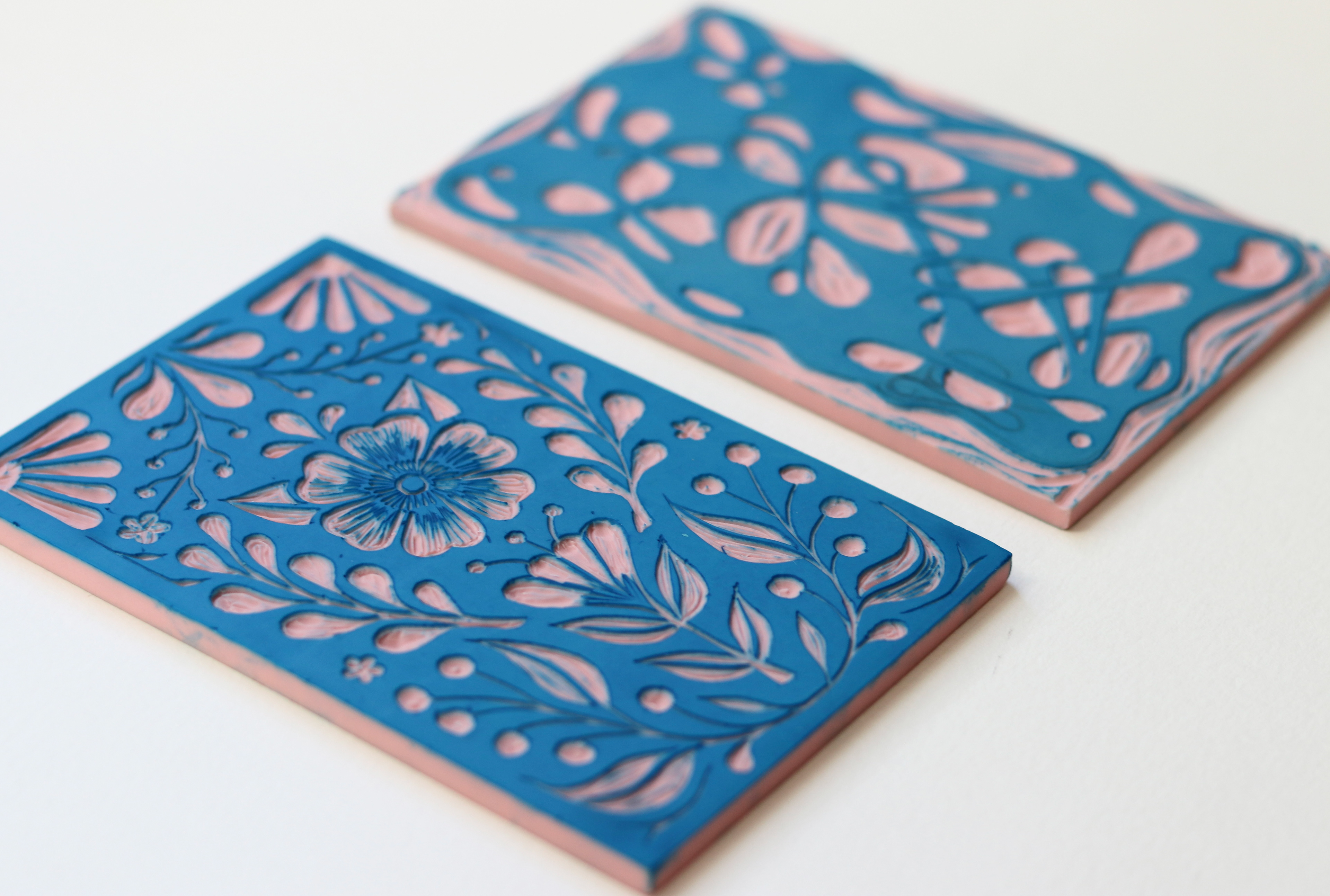 Rubber Carvings (Stamp-Making), 2021