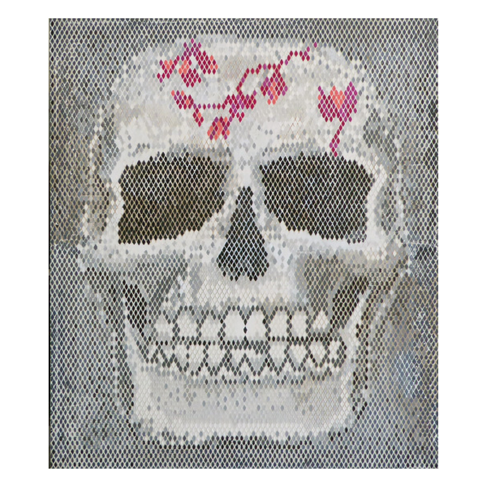 "Miedo o respeto" 120x100cm Acrílico sobre tela. 2018