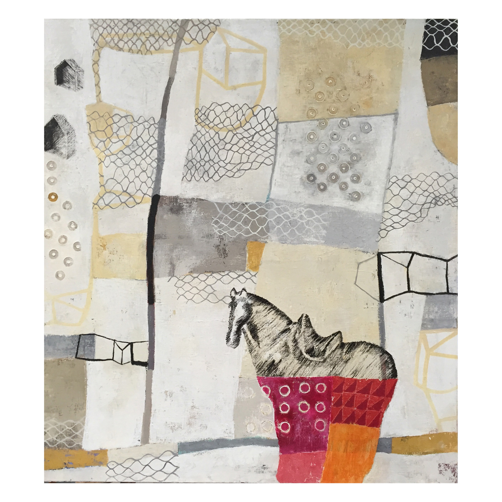 "Del Viento Vienes" 90x100cm. Acrílico sobre tela. 2014