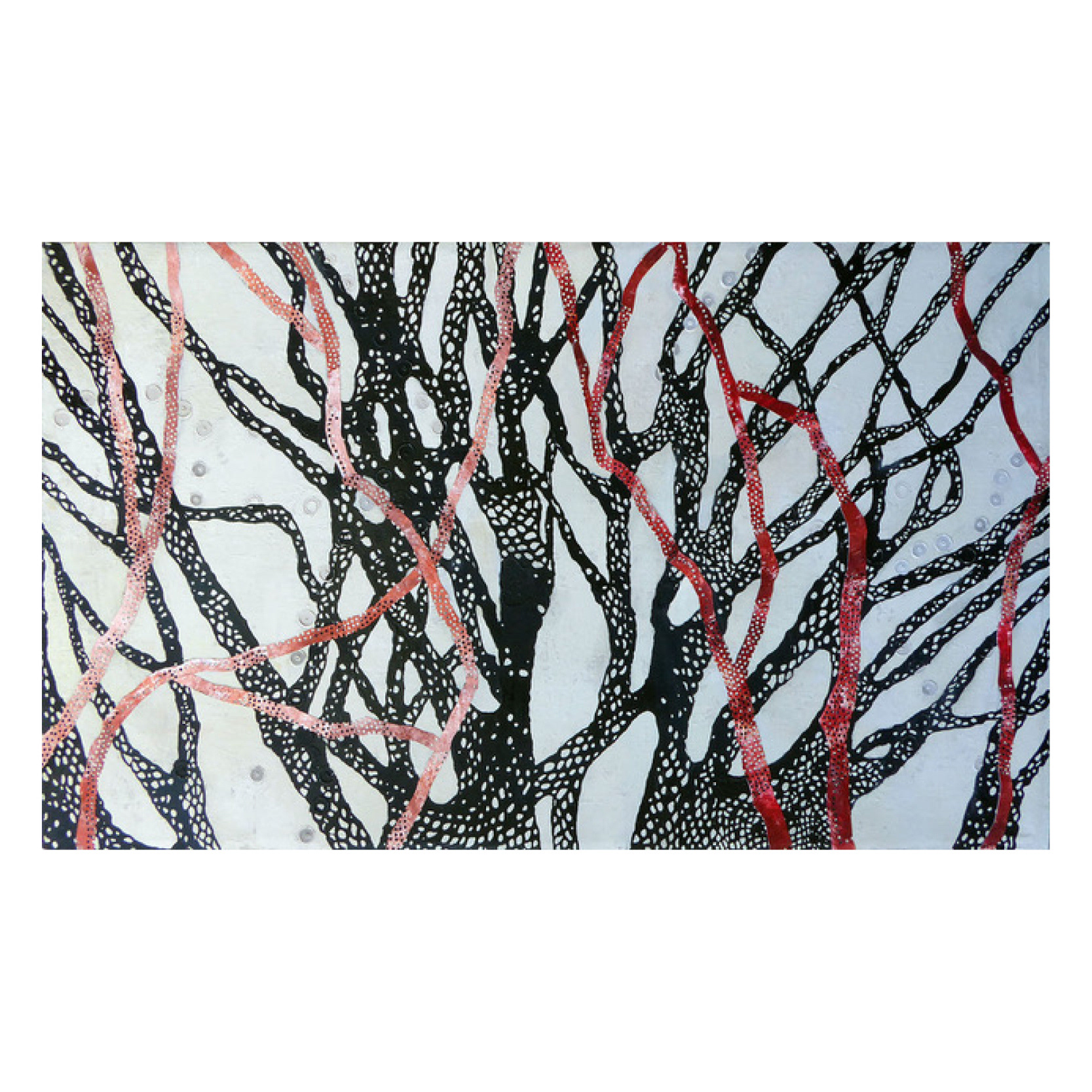 “No se sabe como empezo el fuego” 60x100cm. Acrilico sobre tela. 2020