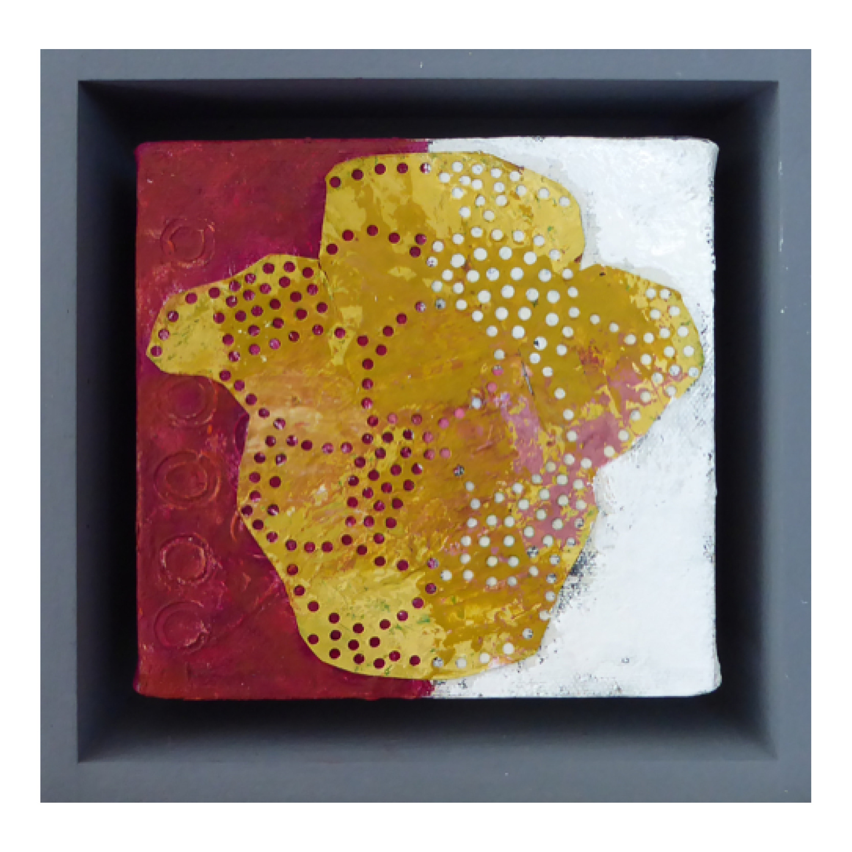 "Abre de dia" 15x15cm Acrílico sobre tela. 2018