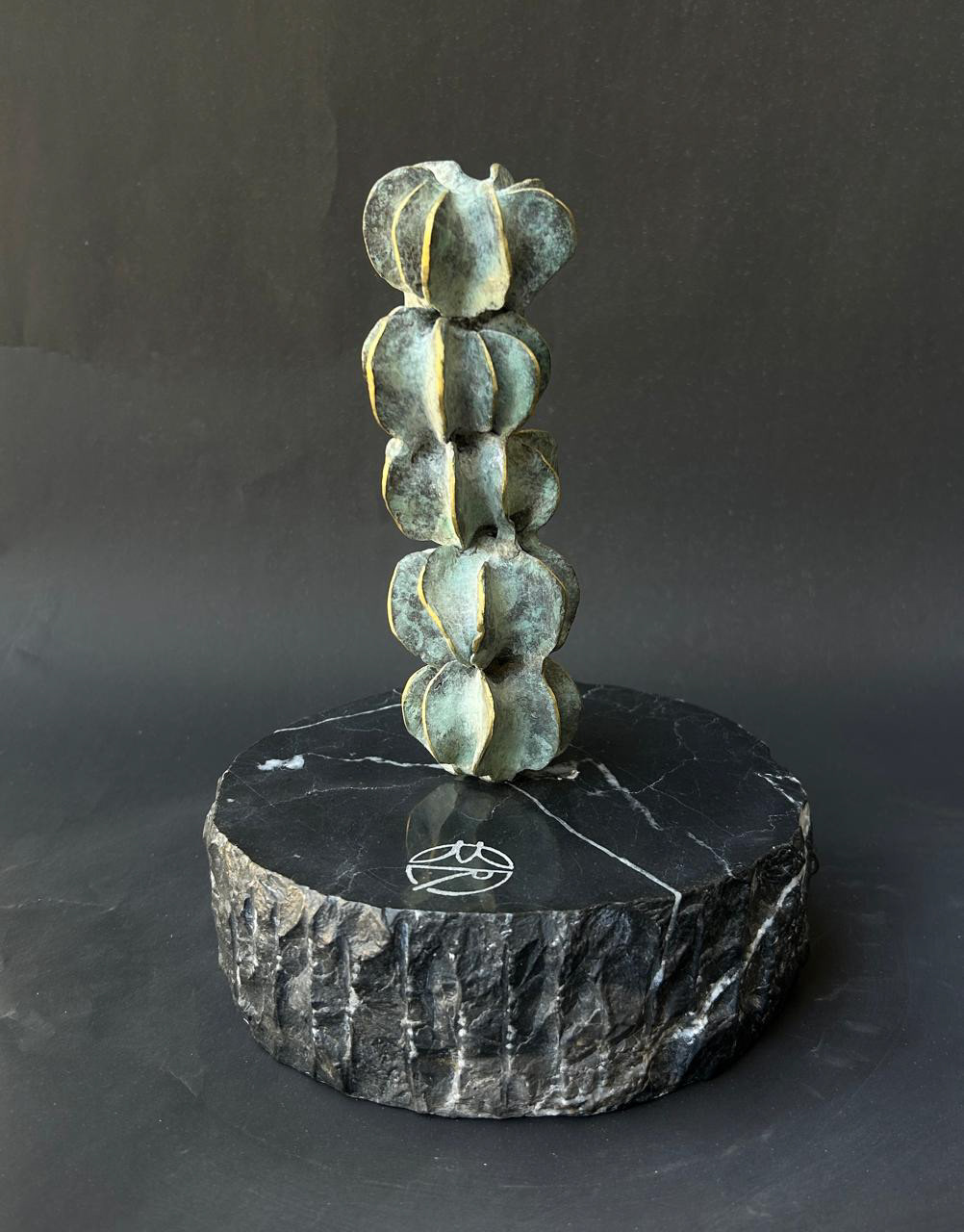 Desértica III - 15x20 cm - Mármol/bronce