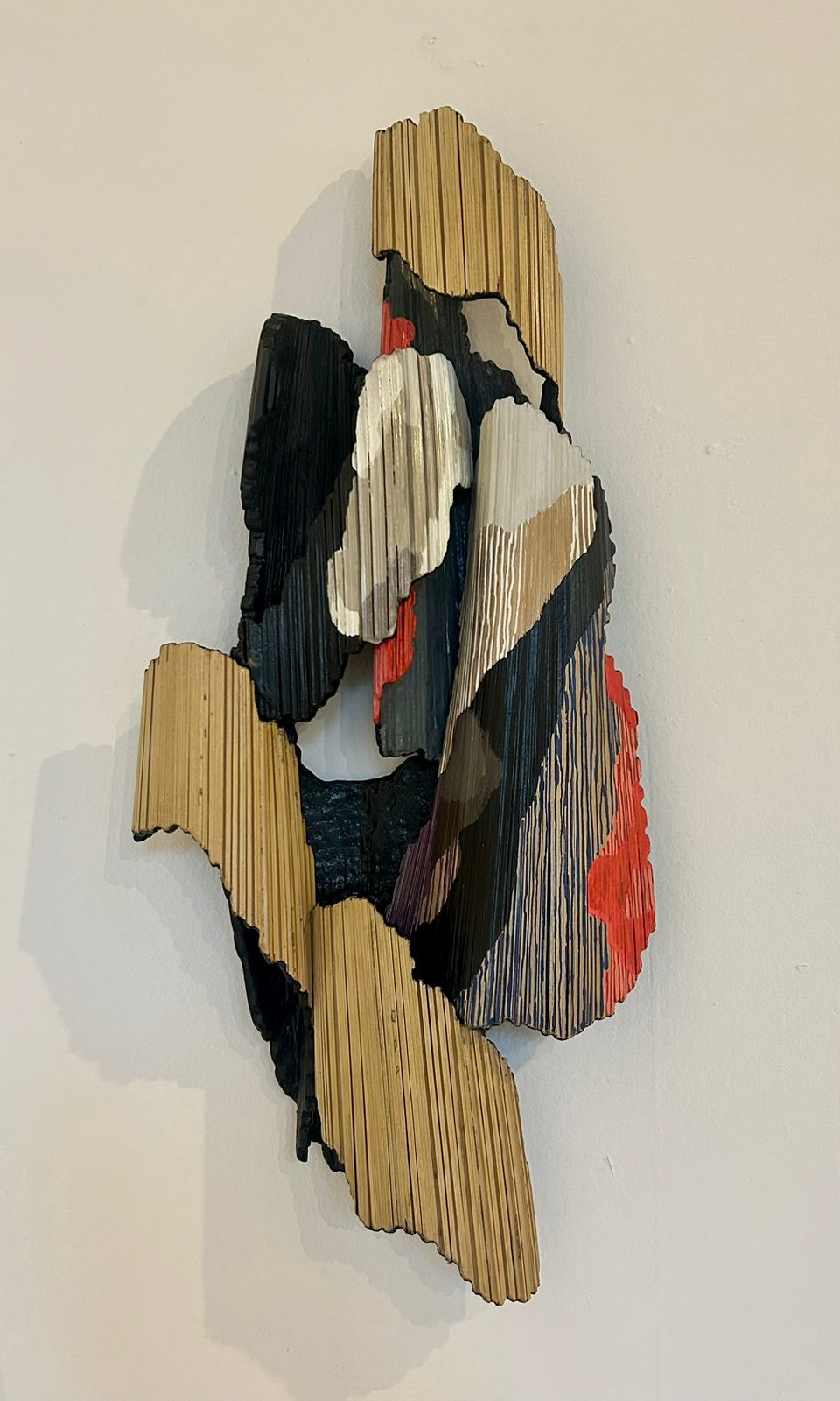 Metafora 70 x 30 x 8 cm Acrilico sobre corteza vegetal 2023