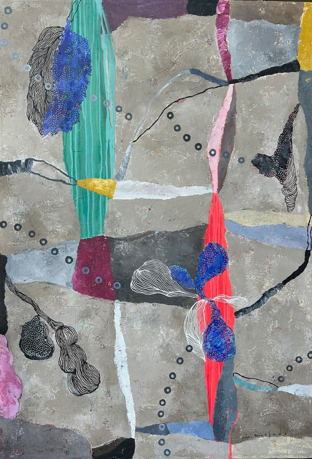 Magnolia dealbata. Acrilico sobre tela 90x130 cm