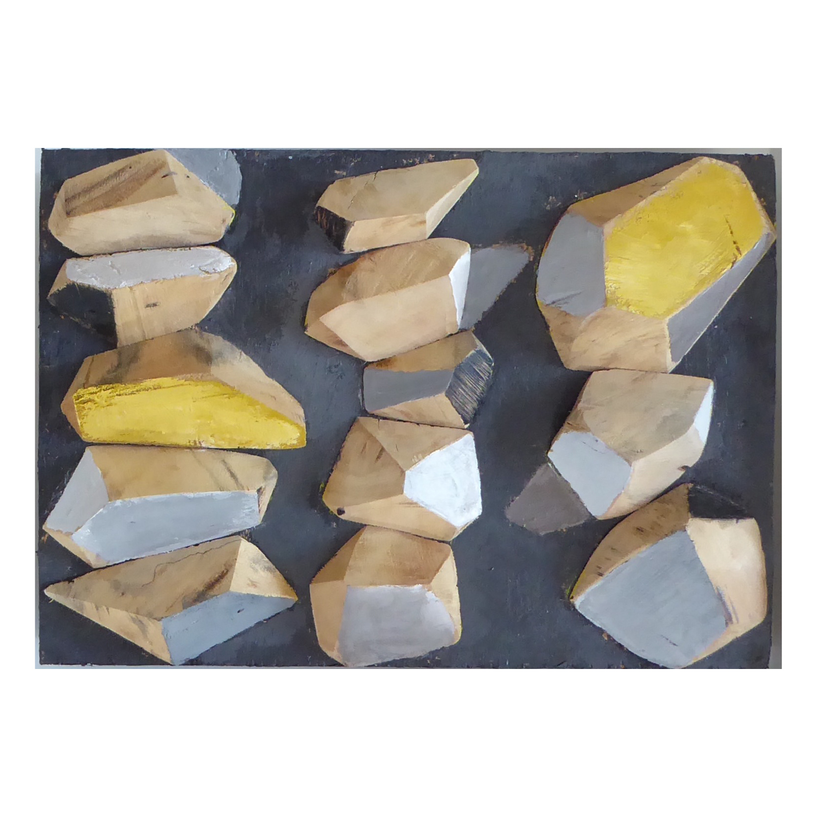 "Fractal II" 20x15cm. Acrílico sobre madera. 2014