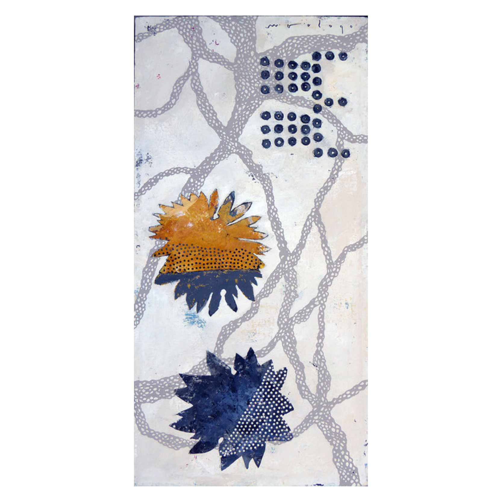 “Renacimiento de plantas”80x40cm. Acrilico sobre tela. 2020