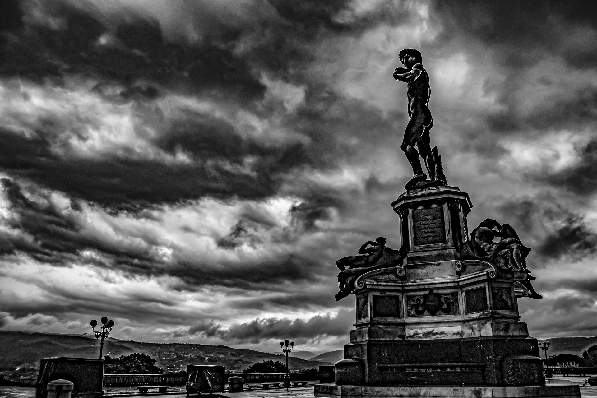 florence, italy, david, michelangelo, david michelangelo, Piazzale Michelangelo