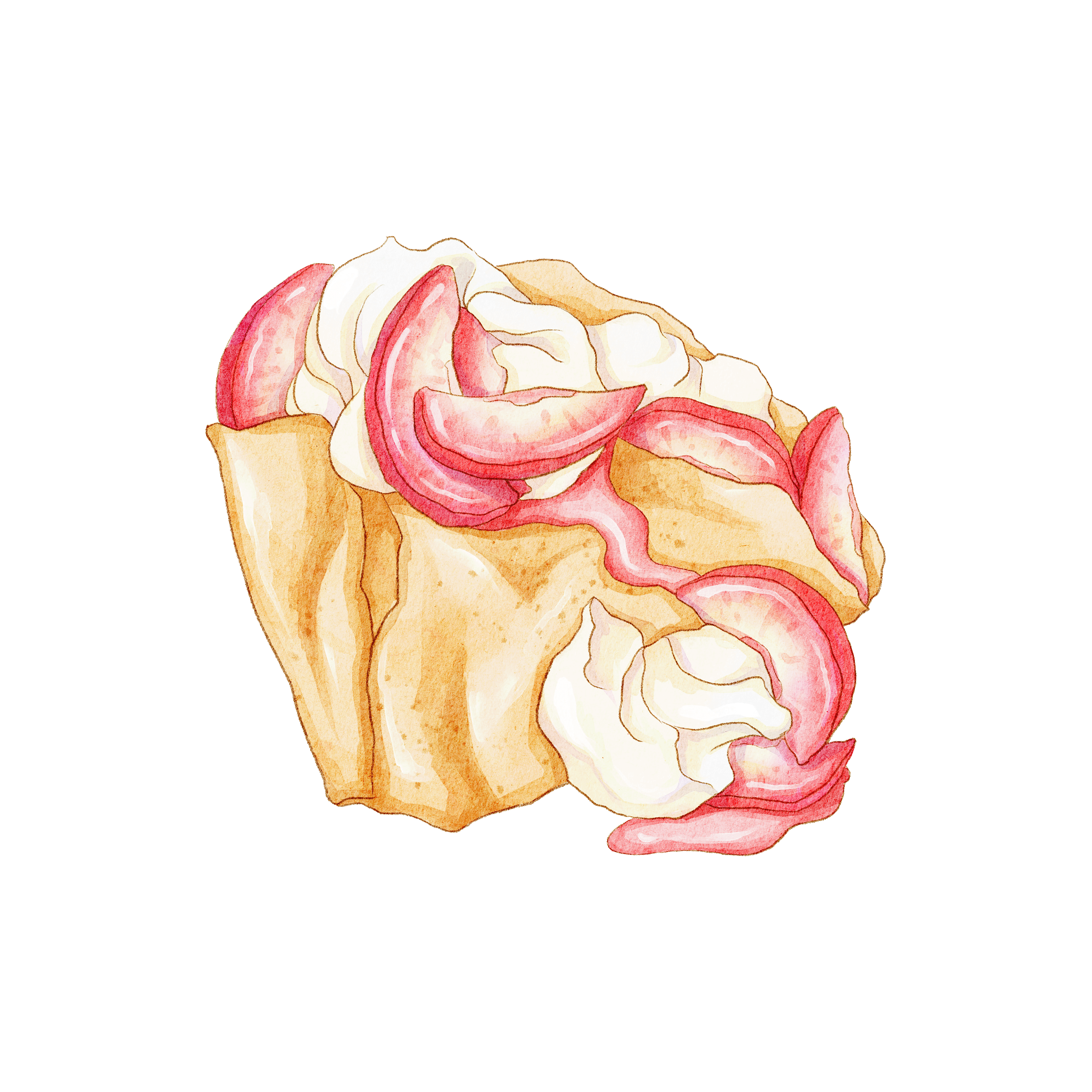 Peach Rosette
