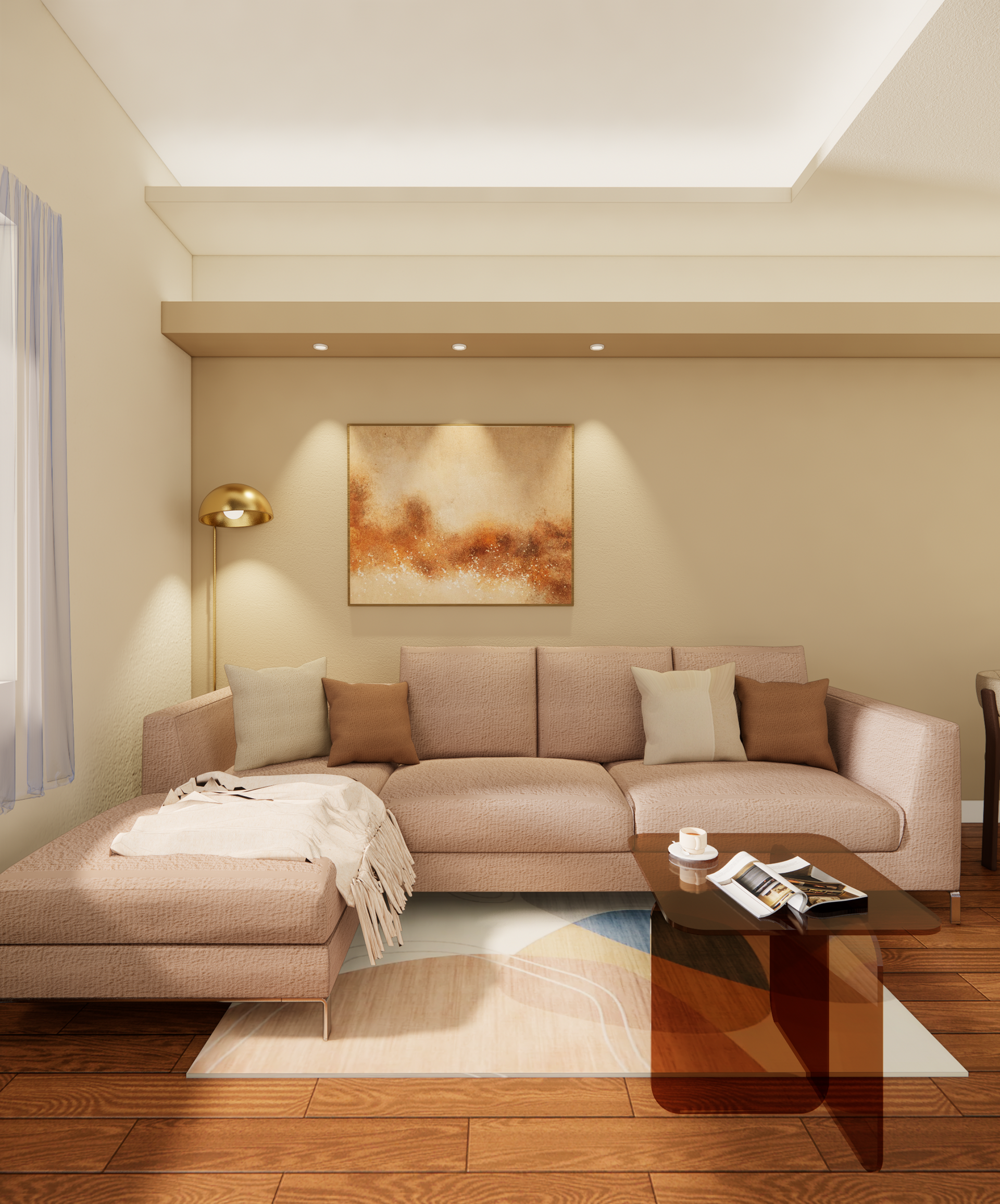 render of living area