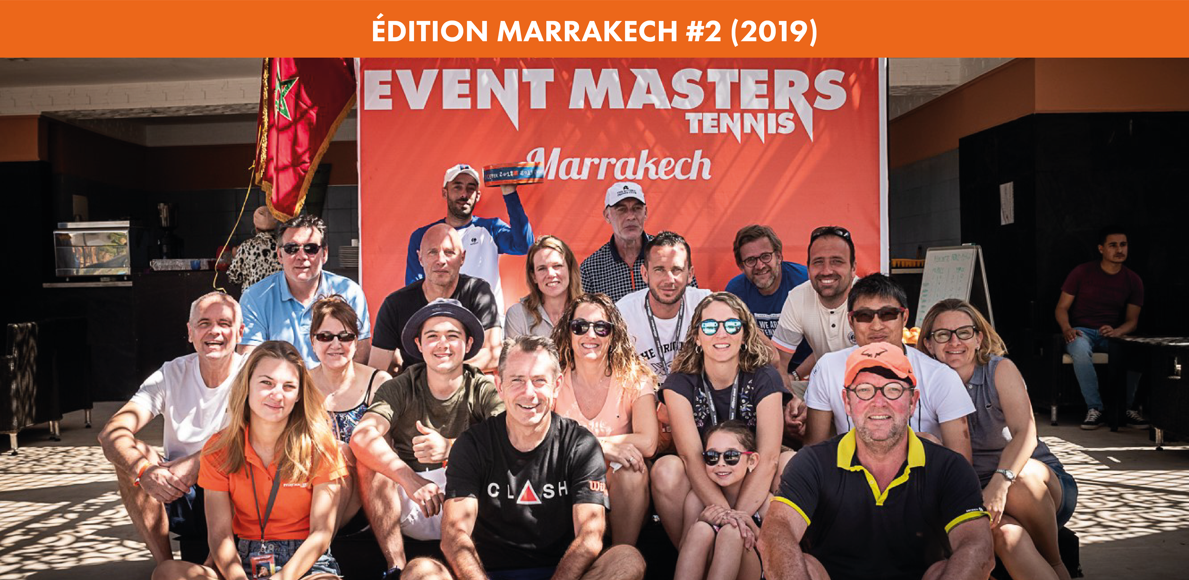Photo de groupe édition Marrakech #2 en 2019 au Marrakech Sports Center
