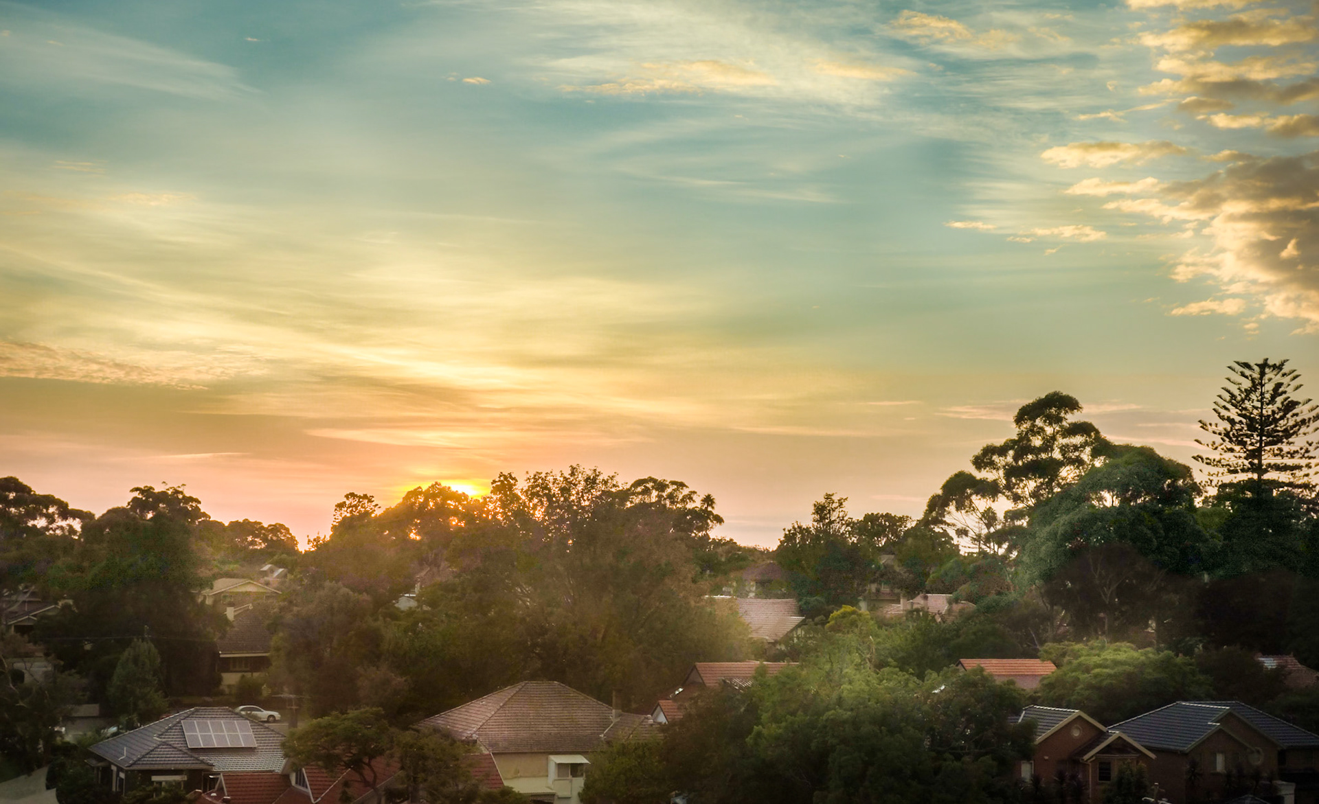 View from our hotel room