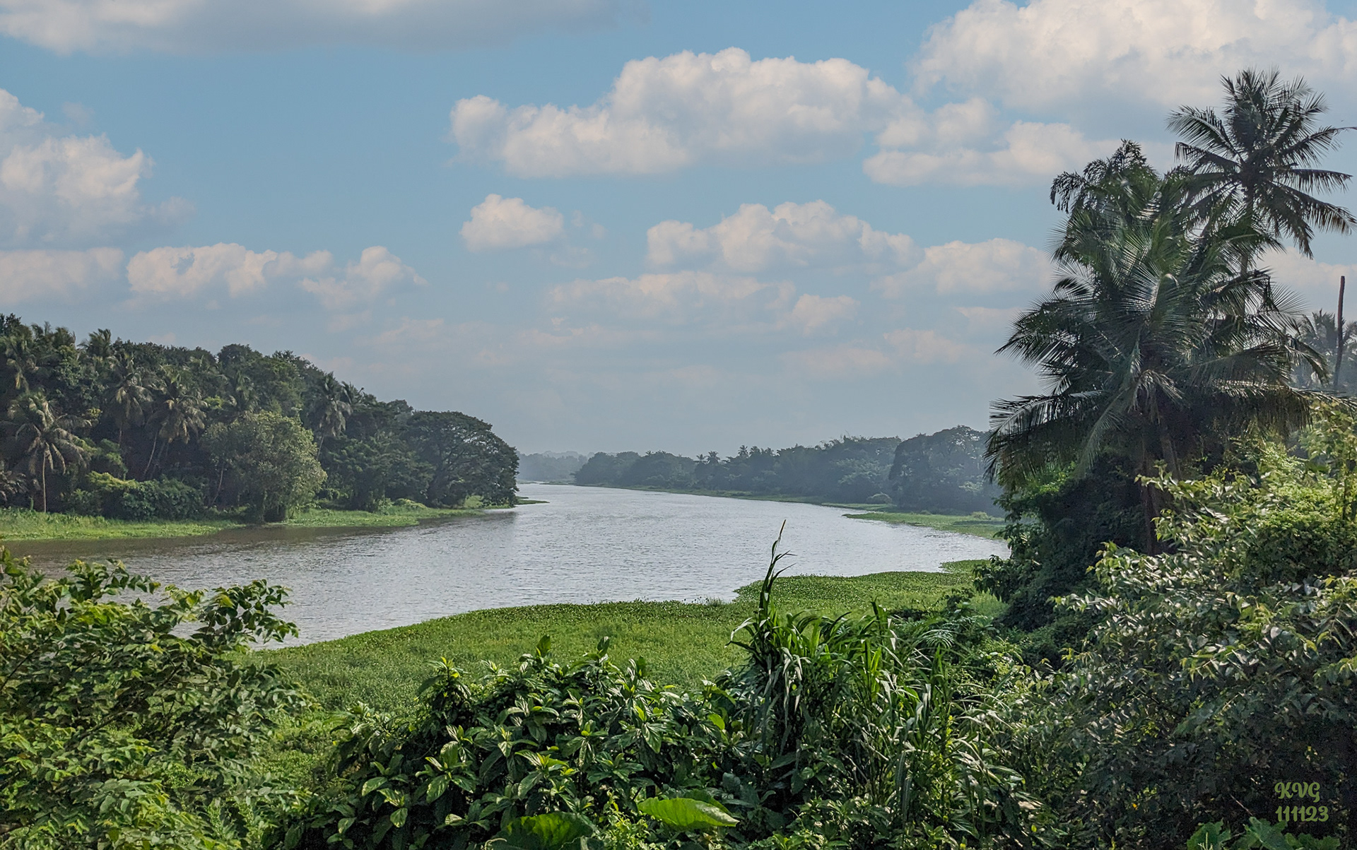 View from Anikode Anjumoorthy Temple