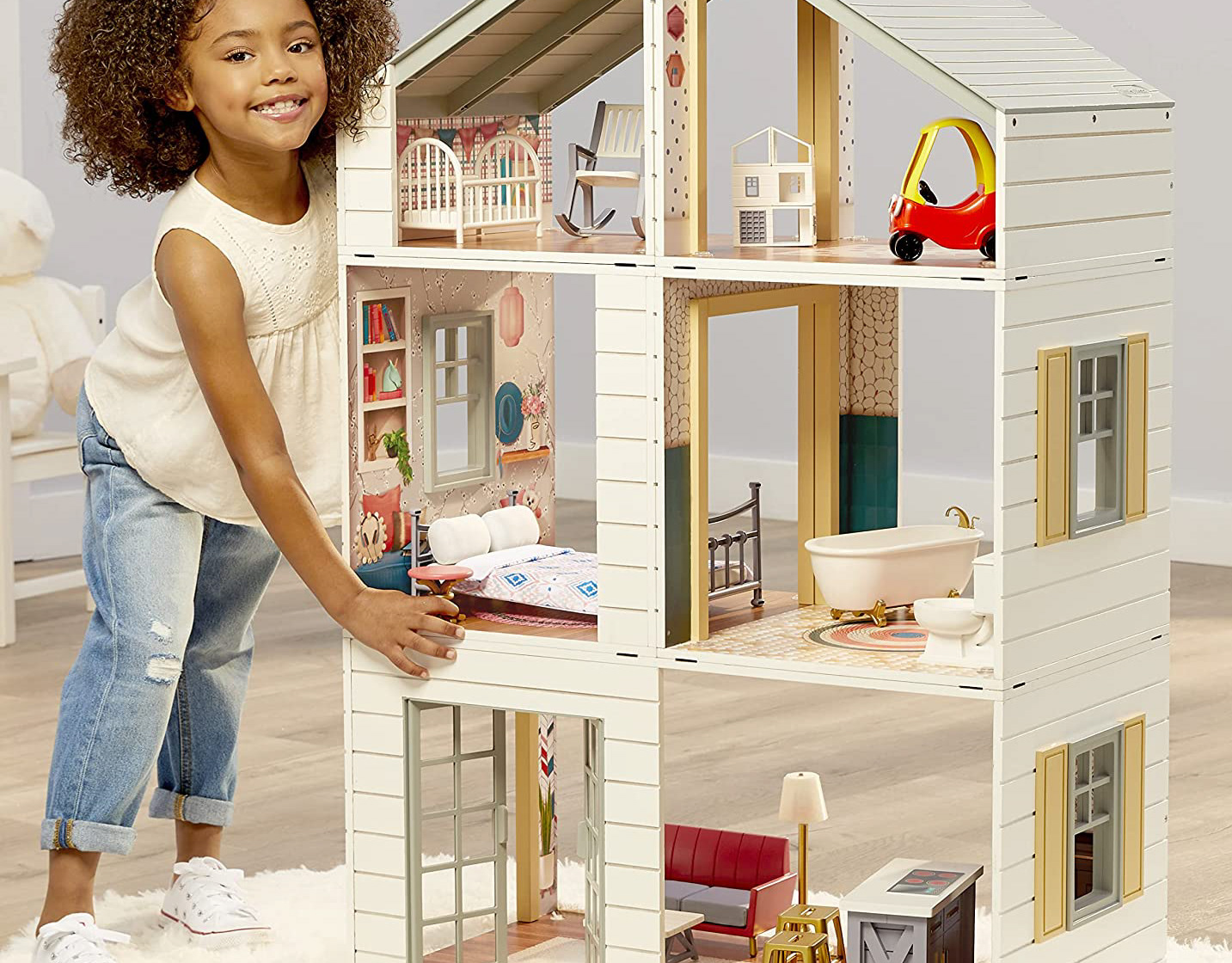 Imaginarium City Studio Dollhouse 2  Doll house, Wooden dollhouse, Toys r  us