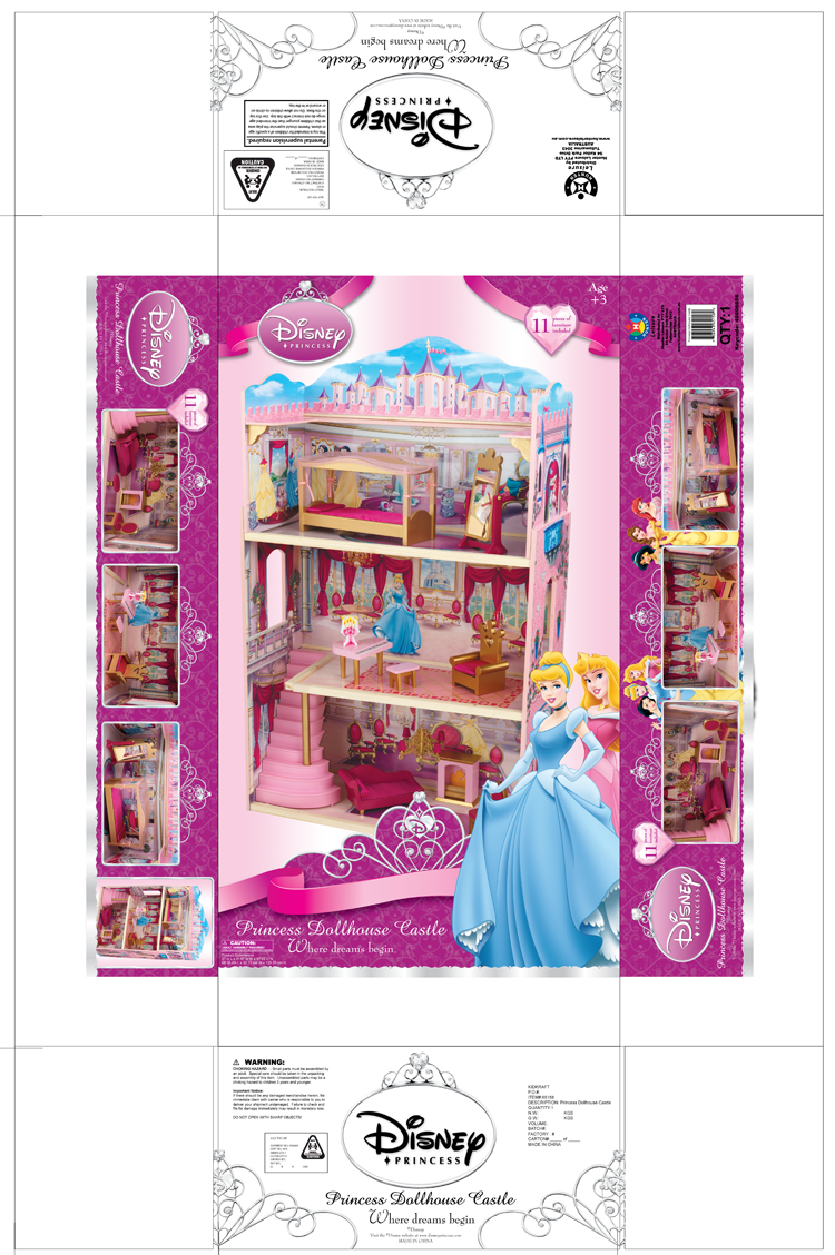 Full color Litho on ; One color shipping Box