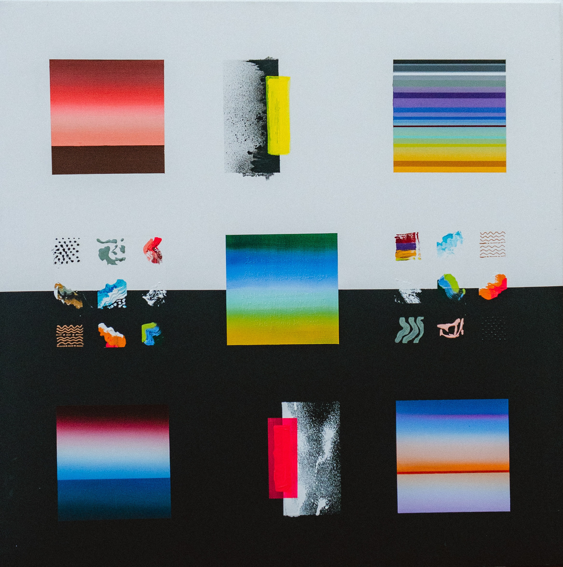 Before the Storm Learns Its Name - Acrylic on canvas (100x100 cm)