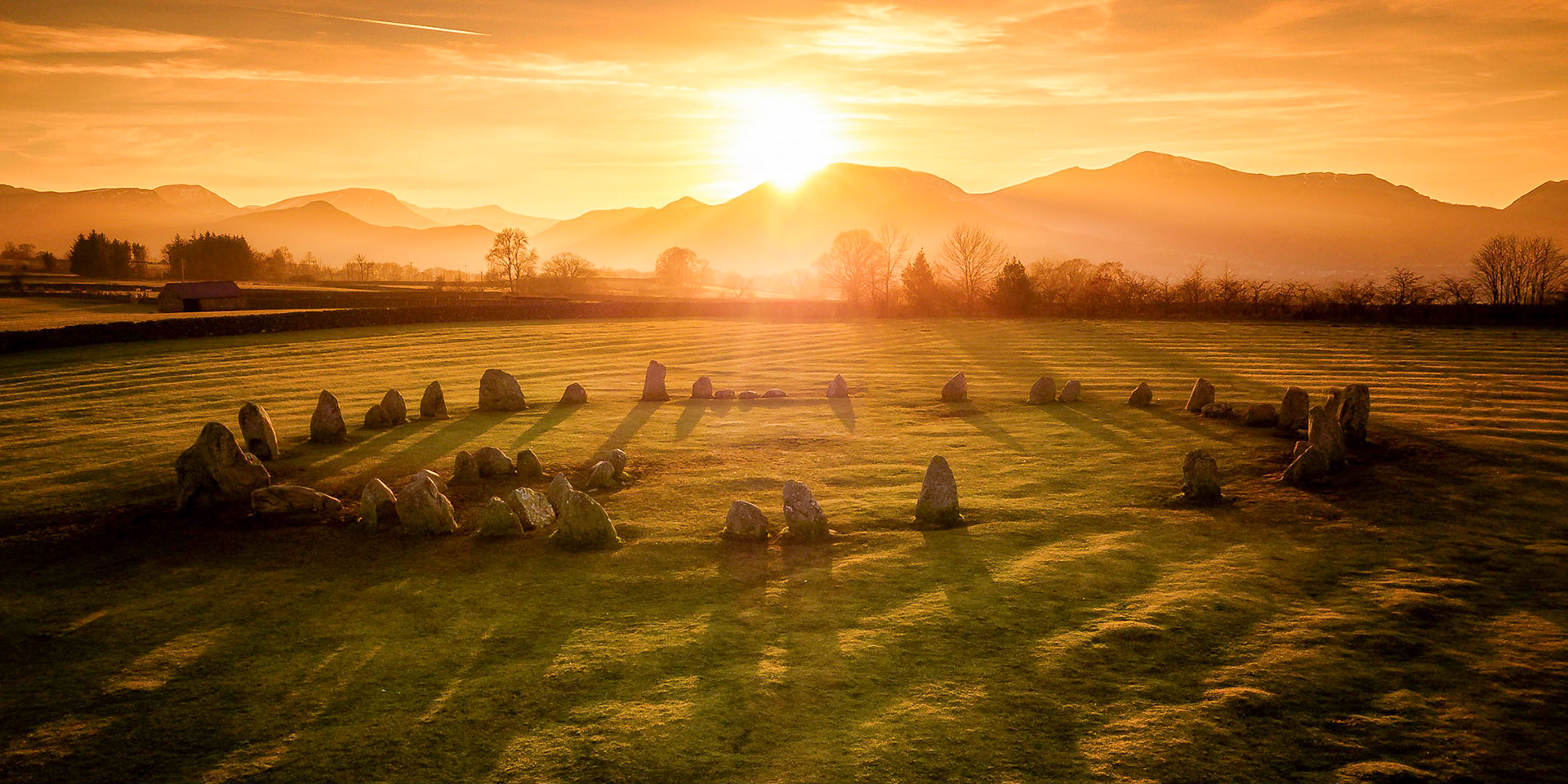 Sunset at Castlerigg Stone Circle, Keswick