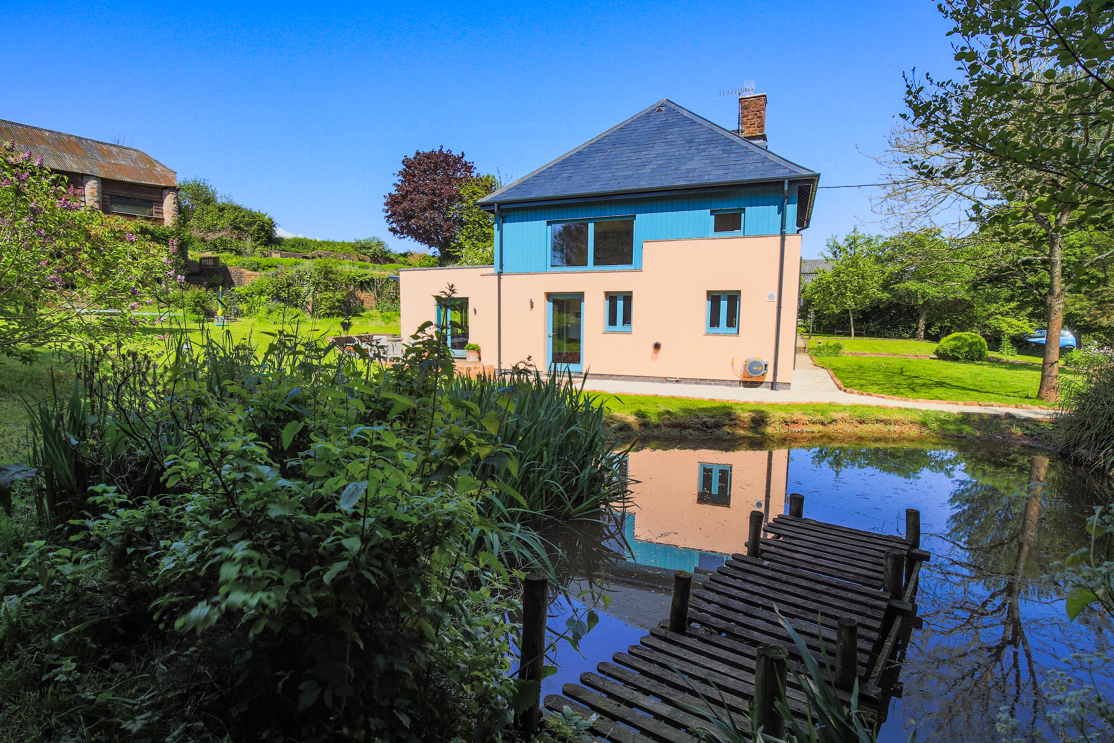 Pond side living