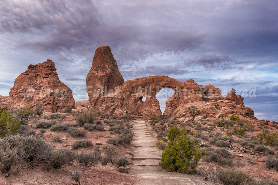 Turret Arch - Arches National Park, Utah