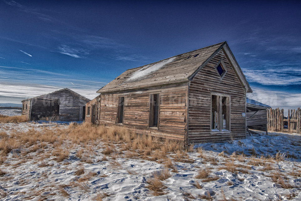 Abandoned House - Along the Lincoln Highway - Bosler, Wyoming