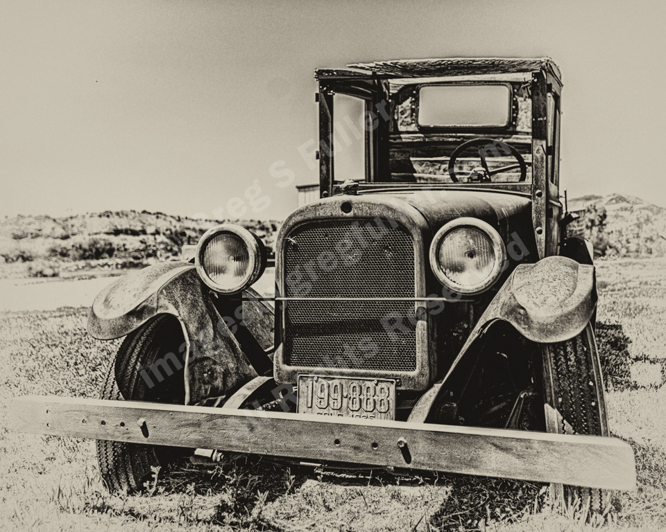 Antique 1920s Dodge Pickup - Rusting in Peace