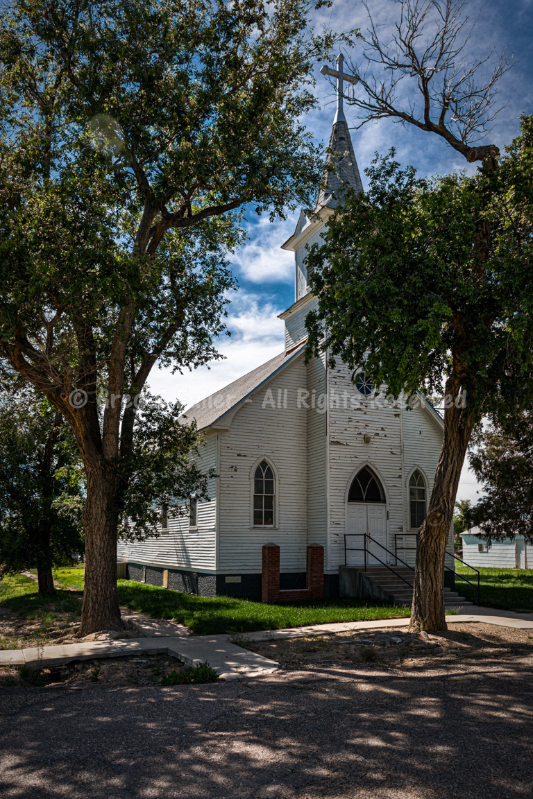 Smalltown America - St Paul's Lutheran Church - Sugr City, Colorado