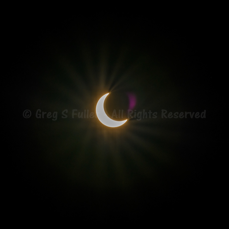 A Crescent Sun - Solar Eclipse 2023