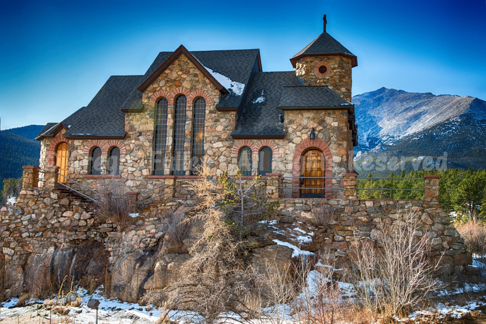 Chapel on the Rock - Saint Catherine of Siena Catholic Chapel at St Malo - Allenspark, Colorado