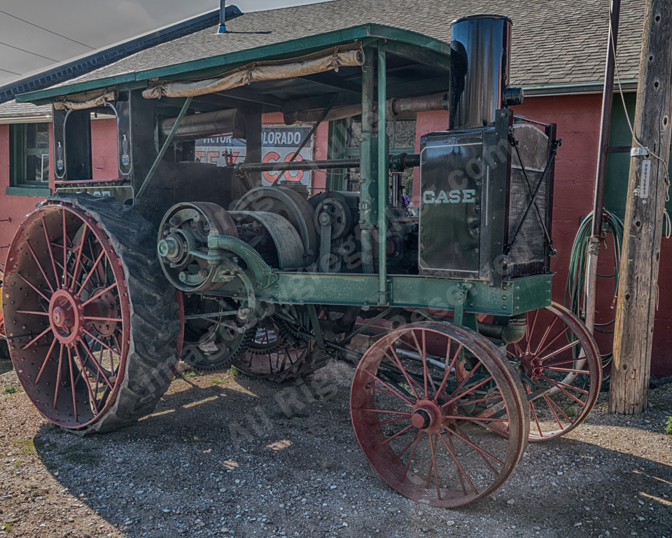 Vintage Steamer - Antique Case Steam Tractor 