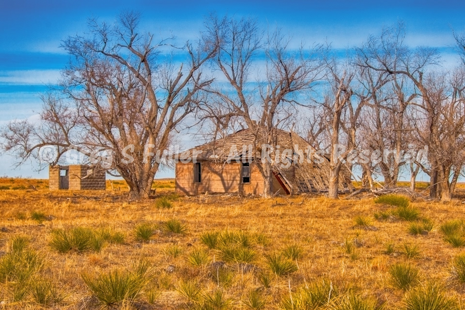 A well Worn House Out on the Eastern Plains of Colorado - Abarr, Colorado