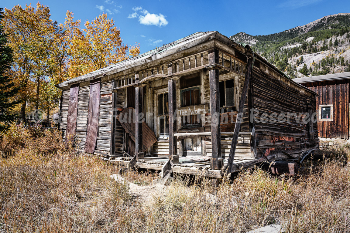 The Word - Remnants of the past in this old mining town along the Continental Divide - Silve Plue, Colorado