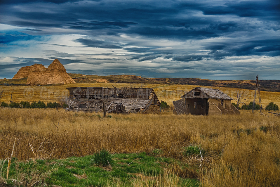 Abandoned Settlement on the Plains - Dust Bowl Era Farming - Pawnee National Grasslands