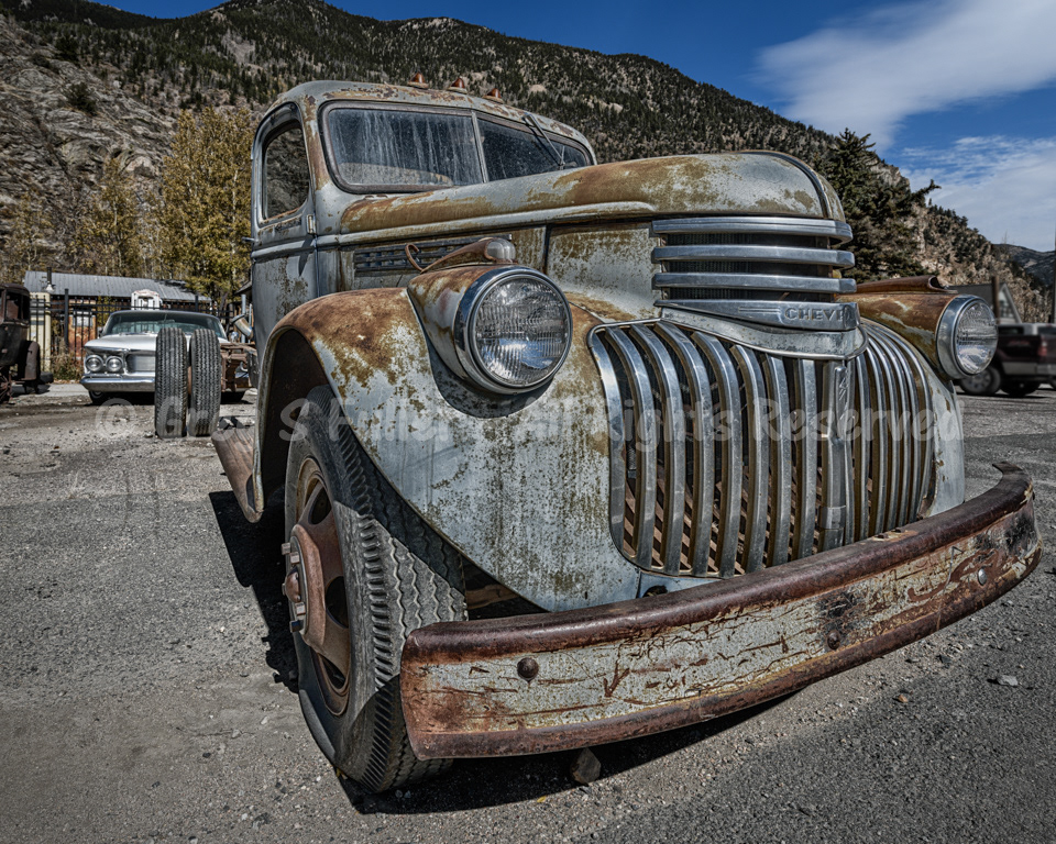 Vintage 1940s Chevy Truck - Silver Plume, Colorado