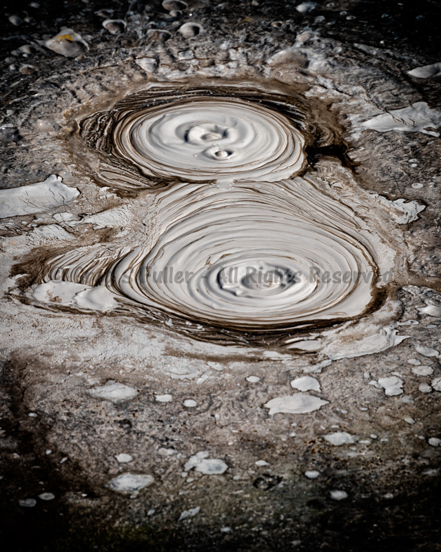 Expressive Mudpots - Gibbon Geyser Basin, Yellowstone National Park, Wyoming