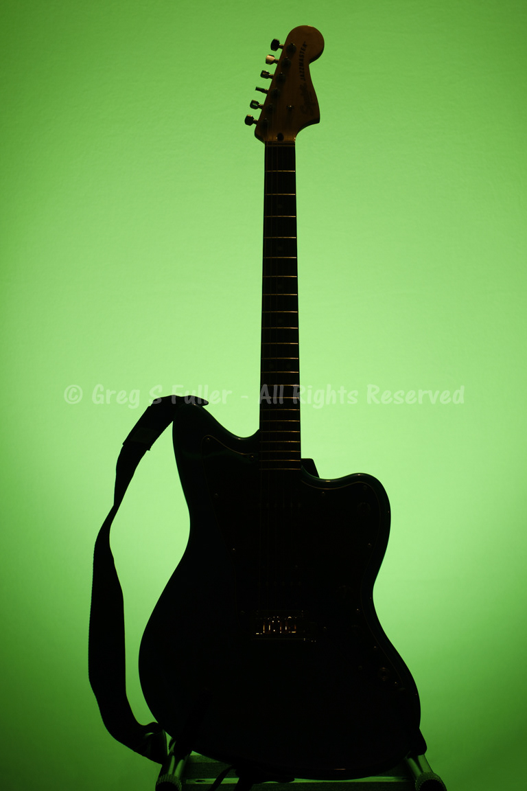 Squier Jazzmaster Electric Guitar - Green Gel Silhouette