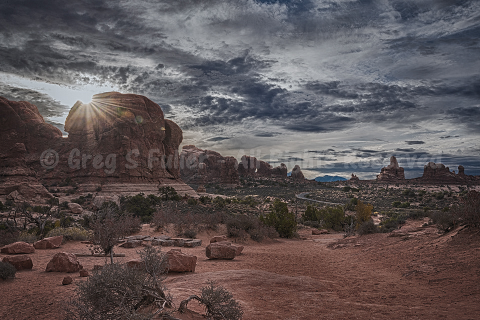 Desert Morning Sun - Arches National Park