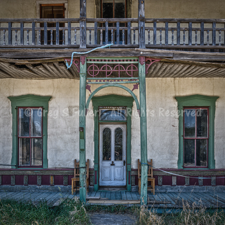 The Mills Mansion along the Snta Fe Trail - 1877 - Springer, New Mexico